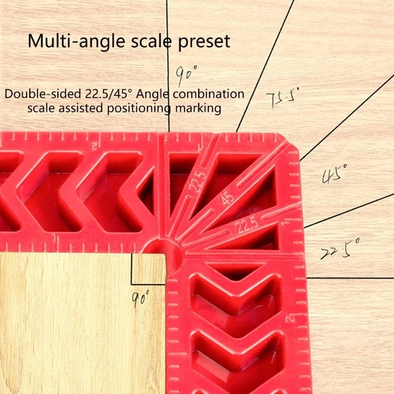 G6KF 90 Degree Right Angles Positioning Square Clear Scale for Precise Measurements & Markings In Woodworking & DIY Projects
G6KF 90 Degree Right Angles Positioning Square Clear Scale for Precise Measurements & Markings In Woodworking & DIY Projects