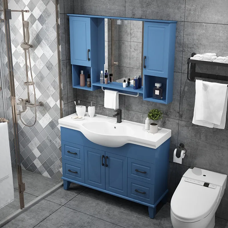 Bathroom cabinet, washbasin, oak mirror cabinet integrated ceramic basin, washstand cabinet
Bathroom cabinet, washbasin, oak mirror cabinet integrated ceramic basin, washstand cabinet