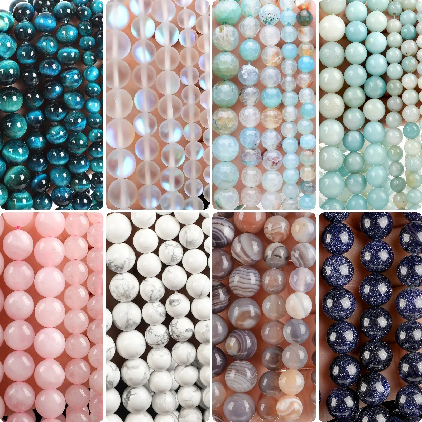 Natural Stone Beads Tiger Eye Lava Rose Quartzs Crystal Round Agate stone Beads for Jewelry Making Diy Bracelet 4 6 8 10 12mm
Natural Stone Beads Tiger Eye Lava Rose Quartzs Crystal Round Agate stone Beads for Jewelry Making Diy Bracelet 4 6 8 10 12mm