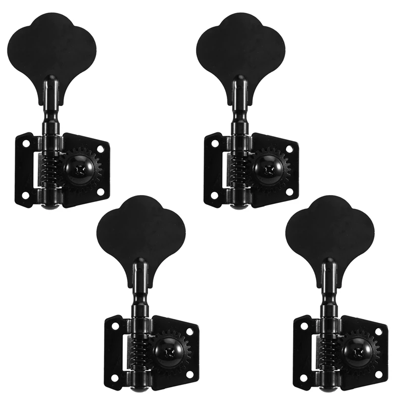 4PCS Open Frame Electric Bass Machine Head (4 Right Handed) 1:20 Ratio Gear Tuners Tuning Key Pegs Black
4PCS Open Frame Electric Bass Machine Head (4 Right Handed) 1:20 Ratio Gear Tuners Tuning Key Pegs Black
