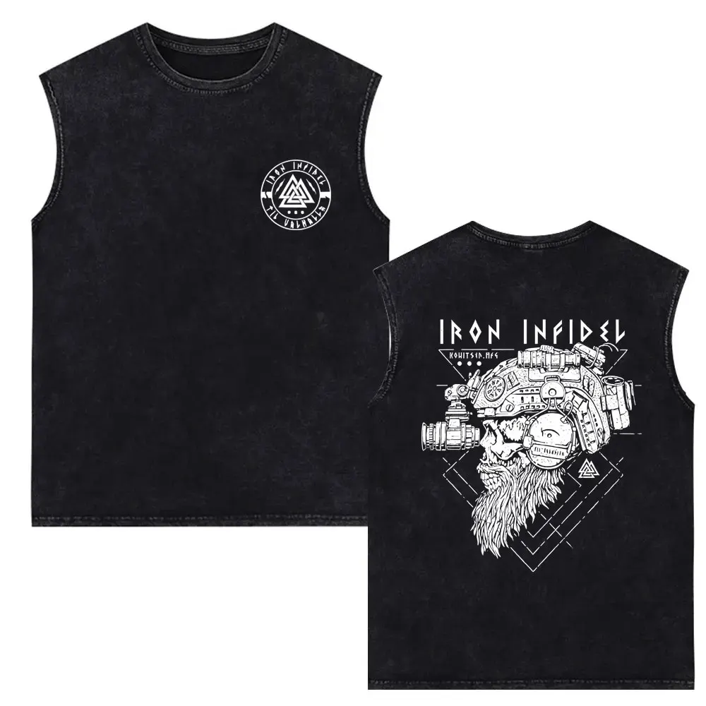 Til Valhalla American Beard Warrior Tactical Skeleton Tank Tops Men Women Fashion Oversized Sleeveless Vest Male Vintage T-shirt
Til Valhalla American Beard Warrior Tactical Skeleton Tank Tops Men Women Fashion Oversized Sleeveless Vest Male Vintage T-shirt