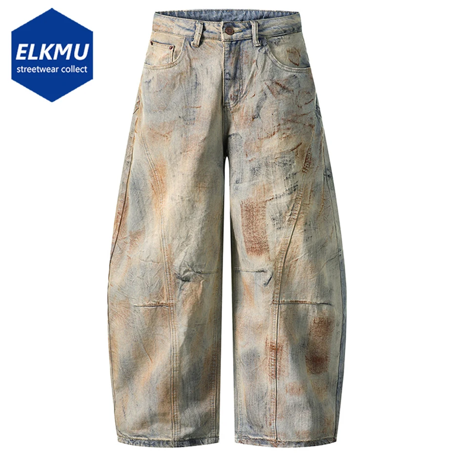 Vintage Wide Leg Baggy Jeans Hi Street Men Loose Denim Pants Streetwear Hip Hop Oversized Jeans
Vintage Wide Leg Baggy Jeans Hi Street Men Loose Denim Pants Streetwear Hip Hop Oversized Jeans