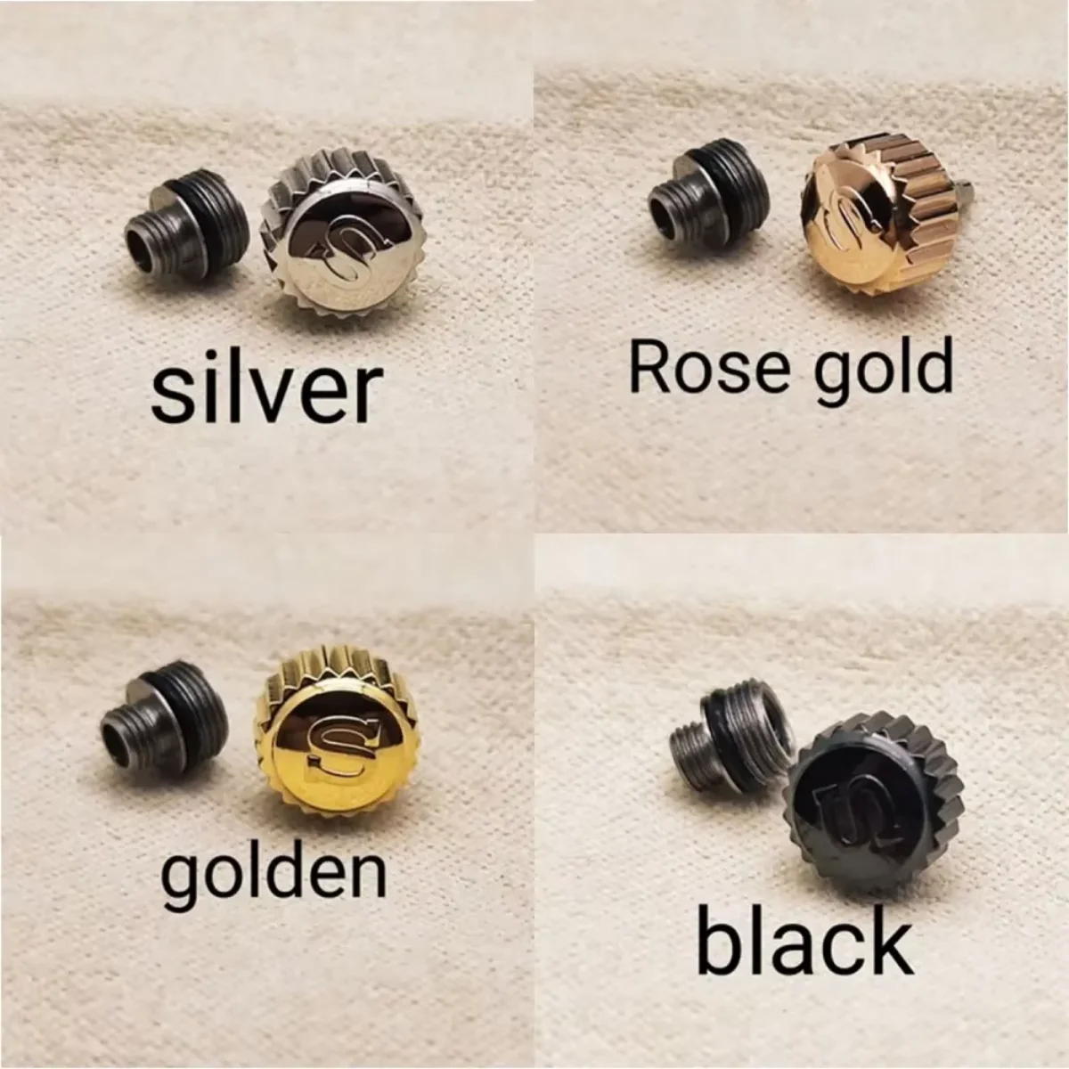 7mm Steel Watch Crown for Retrofit Diving Mechanical Watch Handle S Crown Watch Parts SKX007 NH35 Replacement Parts
7mm Steel Watch Crown for Retrofit Diving Mechanical Watch Handle S Crown Watch Parts SKX007 NH35 Replacement Parts