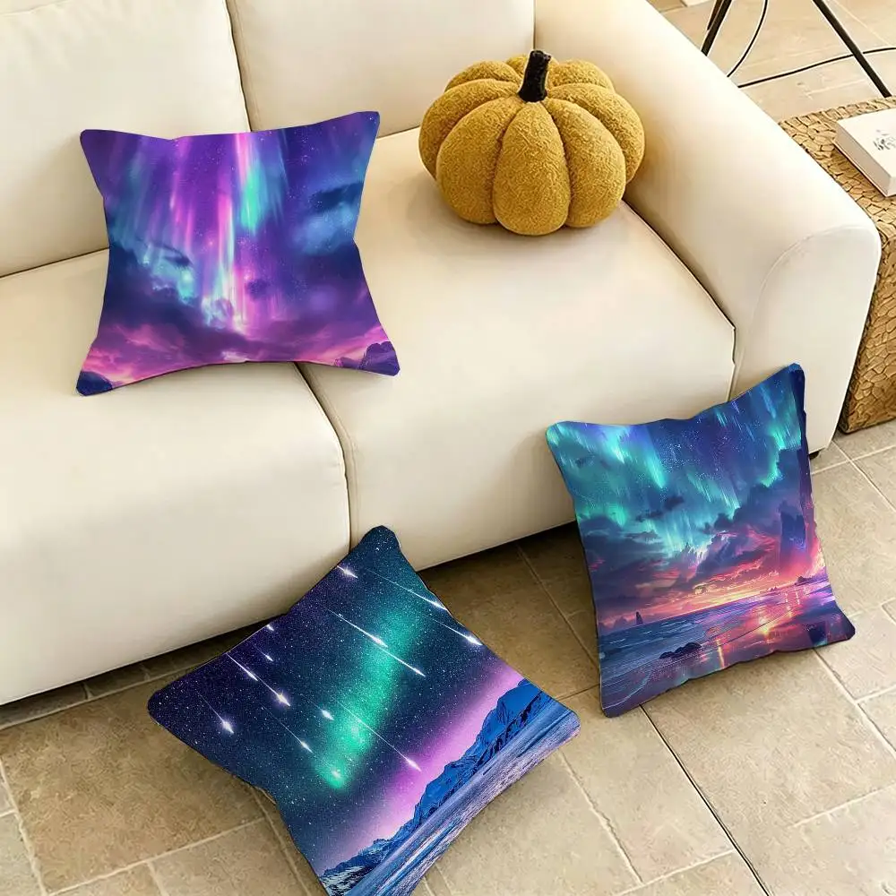 N-Northern L-Lights Pillow Case Square Double-Sided Sofa Cushion Cover Bedroom Bedside Pillow Gift
N-Northern L-Lights Pillow Case Square Double-Sided Sofa Cushion Cover Bedroom Bedside Pillow Gift