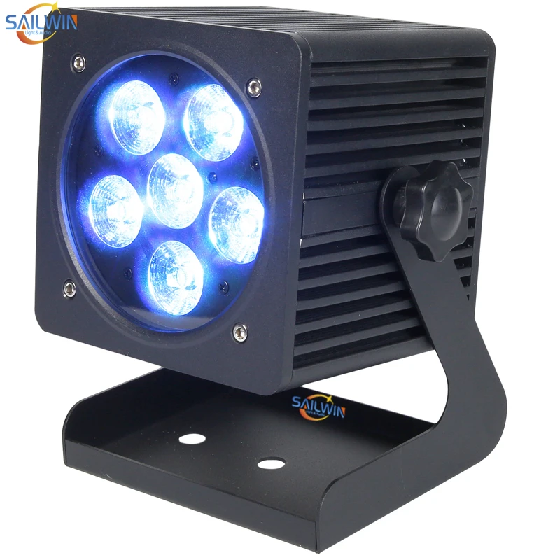 IP65 Waterproof Stage LED Par Light 6X18W RGBAW UV Battery Rechargeable Smart DJ LED UPLIGHT For Wedding Event Party With IR
IP65 Waterproof Stage LED Par Light 6X18W RGBAW UV Battery Rechargeable Smart DJ LED UPLIGHT For Wedding Event Party With IR
