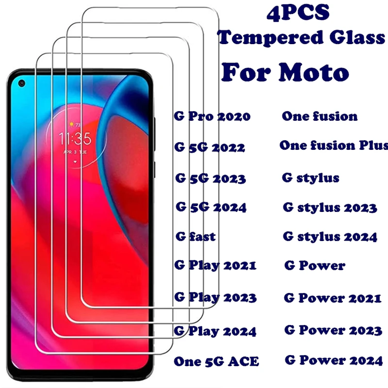 4PCS Tempered Glass on For Motorola G play One fusion plus pro 5G 2023 2024 Screen Protector For G stylus Power 2023 2024 MOTO
4PCS Tempered Glass on For Motorola G play One fusion plus pro 5G 2023 2024 Screen Protector For G stylus Power 2023 2024 MOTO