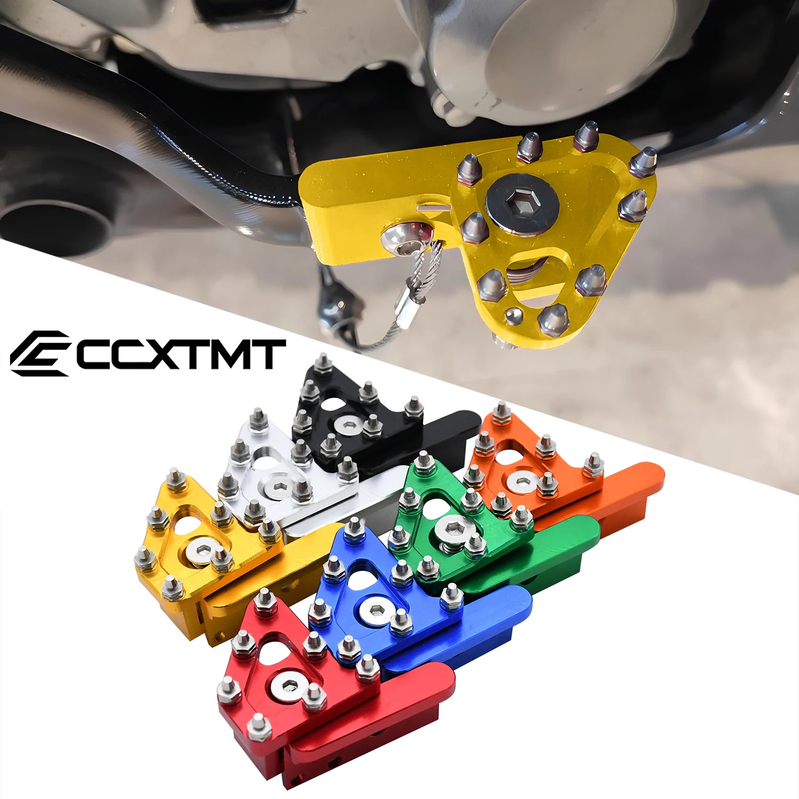 Motorcycle CNC Aluminum Rear Brake Lever Pedal Step Tip For KTM Kawasaki Suzuki Yamaha Honda GasGas BETA Universal Accessorie
Motorcycle CNC Aluminum Rear Brake Lever Pedal Step Tip For KTM Kawasaki Suzuki Yamaha Honda GasGas BETA Universal Accessorie