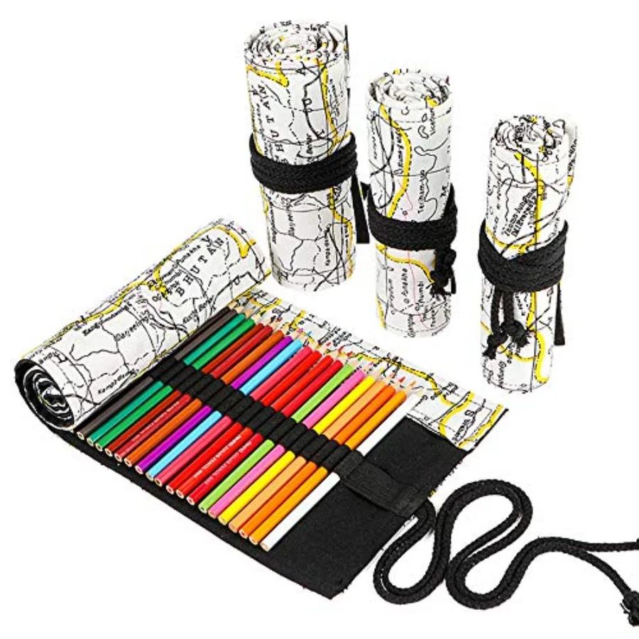 Colored Pencil Wrap Roll up Pen Holder Case Drawing Coloring Pencil Roll Organizer Stationery Case for Student Artist Traveler
Colored Pencil Wrap Roll up Pen Holder Case Drawing Coloring Pencil Roll Organizer Stationery Case for Student Artist Traveler