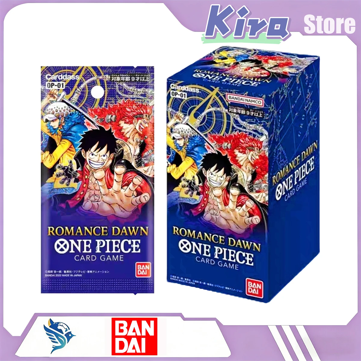 Genuine BANDAI One Piece Japanese Version OP-01 Romance Dawn Collection Anime Peripheral Single Pack Full Box Surprise Gift
Genuine BANDAI One Piece Japanese Version OP-01 Romance Dawn Collection Anime Peripheral Single Pack Full Box Surprise Gift