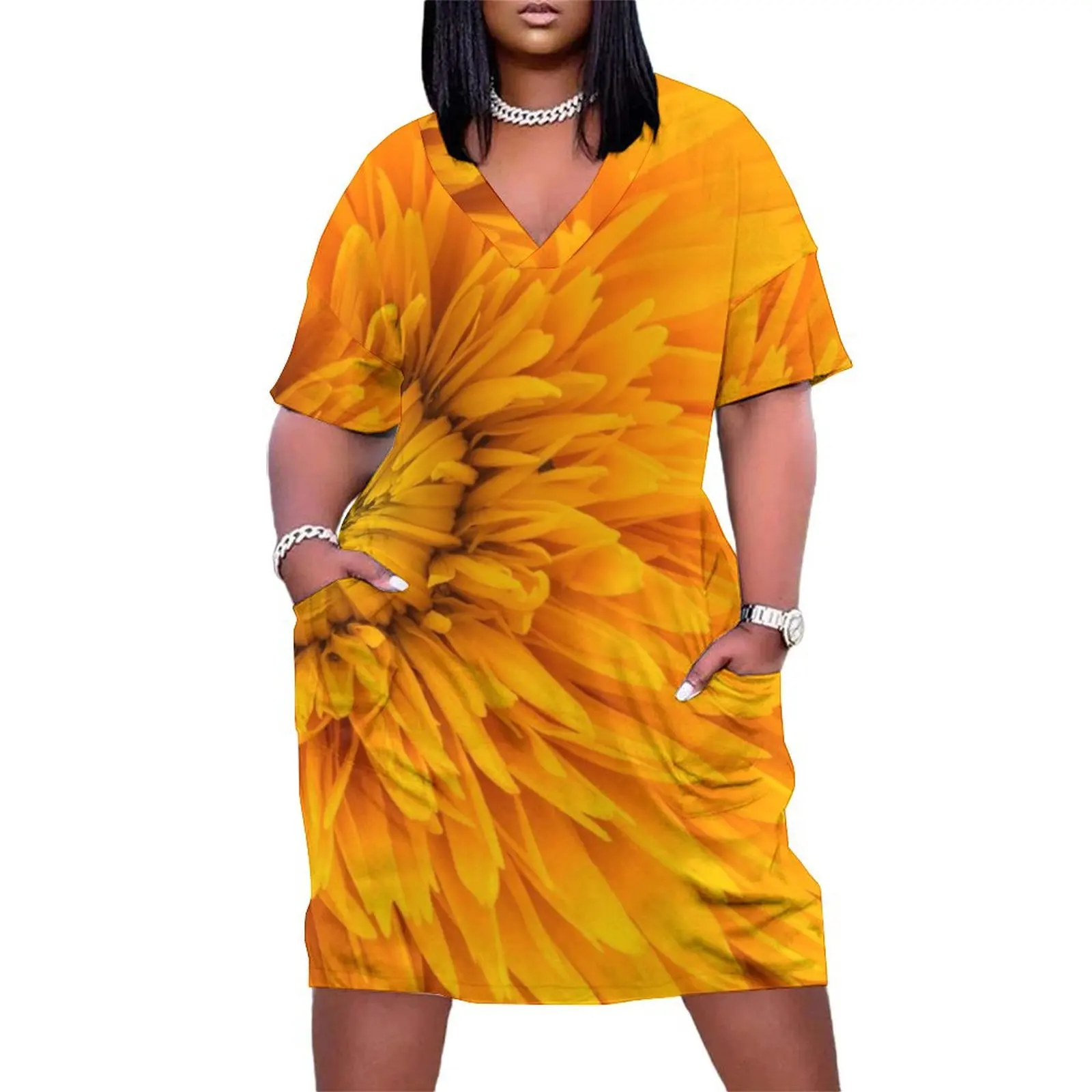 Aesthetic Orange Chrysanthemum Small Sun Ray Planner Decor Pack 8 Loose Pocket Dress clothes evening dress Dress for girls
Aesthetic Orange Chrysanthemum Small Sun Ray Planner Decor Pack 8 Loose Pocket Dress clothes evening dress Dress for girls