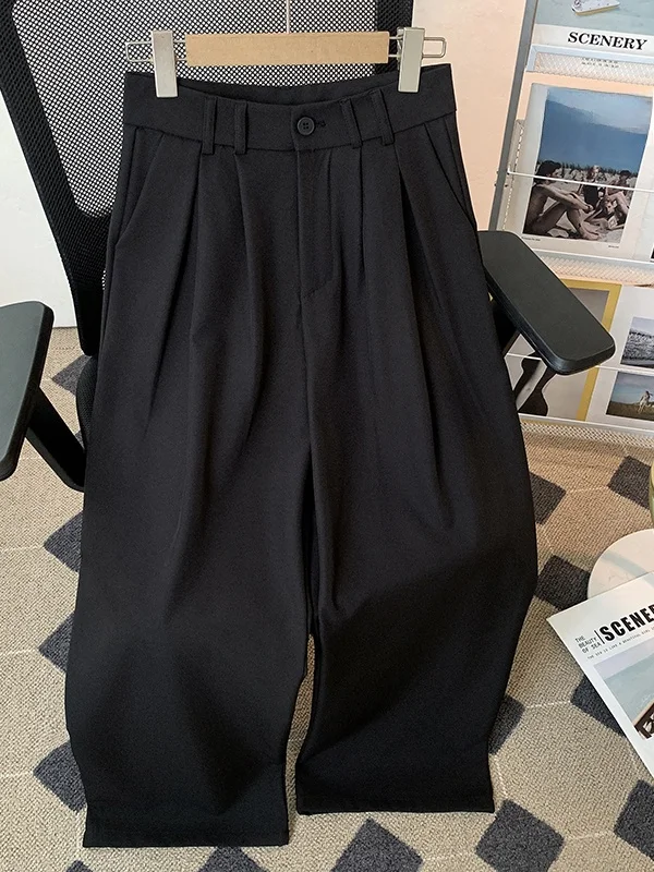 Мужские летние повседневные брюки свободного кроя с прямыми штанинами, длинные брюки в американском стиле, однотонные
Мужские летние повседневные брюки свободного кроя с прямыми штанинами, длинные брюки в американском стиле, однотонные