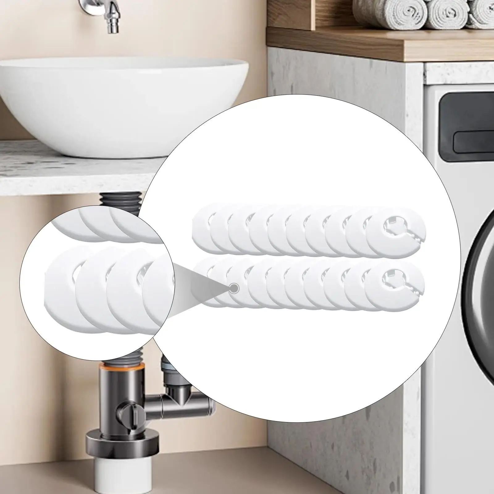 Heat Sink Pipe Collar Cover 12mm Flange Water Pipe Decorative Snap on Ring Protector for Home Bathroom Kitchen
Heat Sink Pipe Collar Cover 12mm Flange Water Pipe Decorative Snap on Ring Protector for Home Bathroom Kitchen