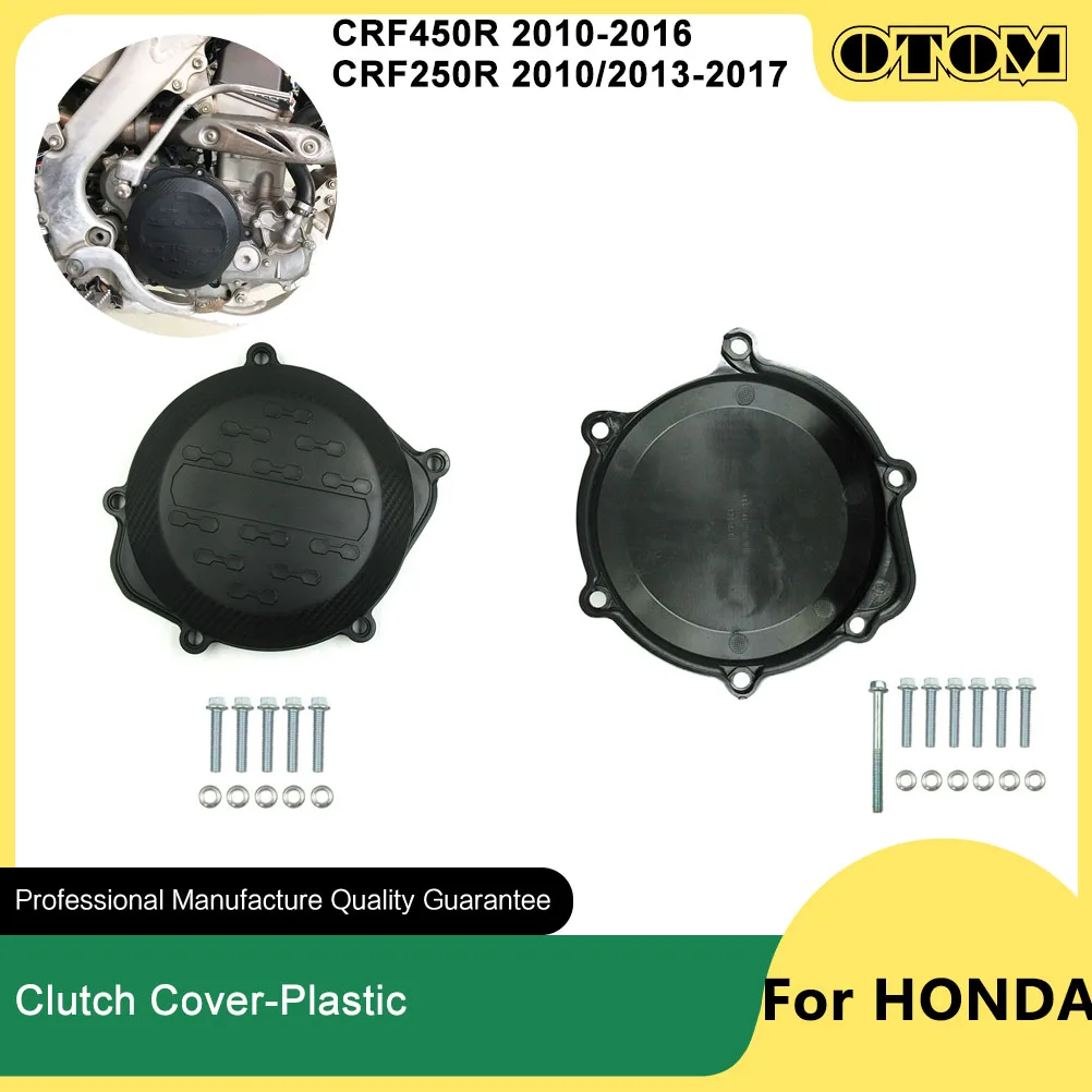 OTOM 2010-2017 Motorcycle Clutch Cover Guard Engine Protector Plastic Lid For HONDA CRF250R CRF450R Pit Dirt Bike Motorbike Part
OTOM 2010-2017 Motorcycle Clutch Cover Guard Engine Protector Plastic Lid For HONDA CRF250R CRF450R Pit Dirt Bike Motorbike Part