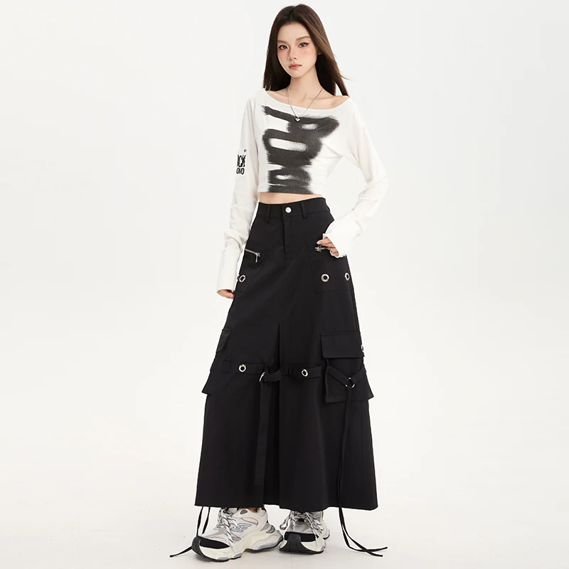 1213New autumn fashion design skirtAHigh-waisted slimming long skirt for women
1213New autumn fashion design skirtAHigh-waisted slimming long skirt for women