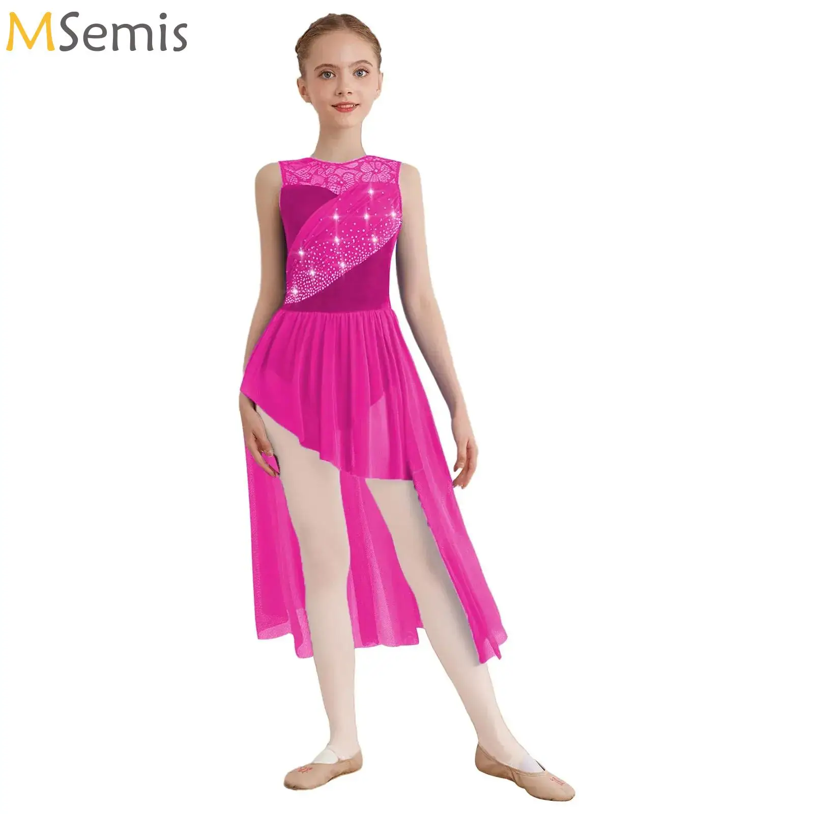 Kids Girls Ballet Lyrical Dance Dress Gymnastics Leotard Tutu Dress Figure Skating Modern Contemporary Dance Competition Costume
Kids Girls Ballet Lyrical Dance Dress Gymnastics Leotard Tutu Dress Figure Skating Modern Contemporary Dance Competition Costume