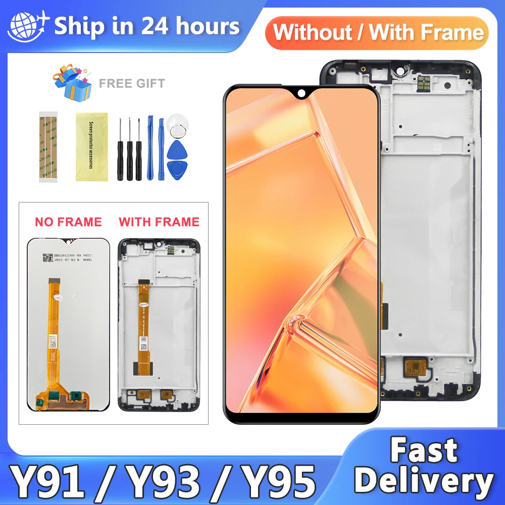 6.22'' Display For VIVO Y91 Y93 Y95 LCD Display Screen Touch Digitizer Assembly 1816, 1817, 1820, 1811 Screen Replacement
6.22'' Display For VIVO Y91 Y93 Y95 LCD Display Screen Touch Digitizer Assembly 1816, 1817, 1820, 1811 Screen Replacement