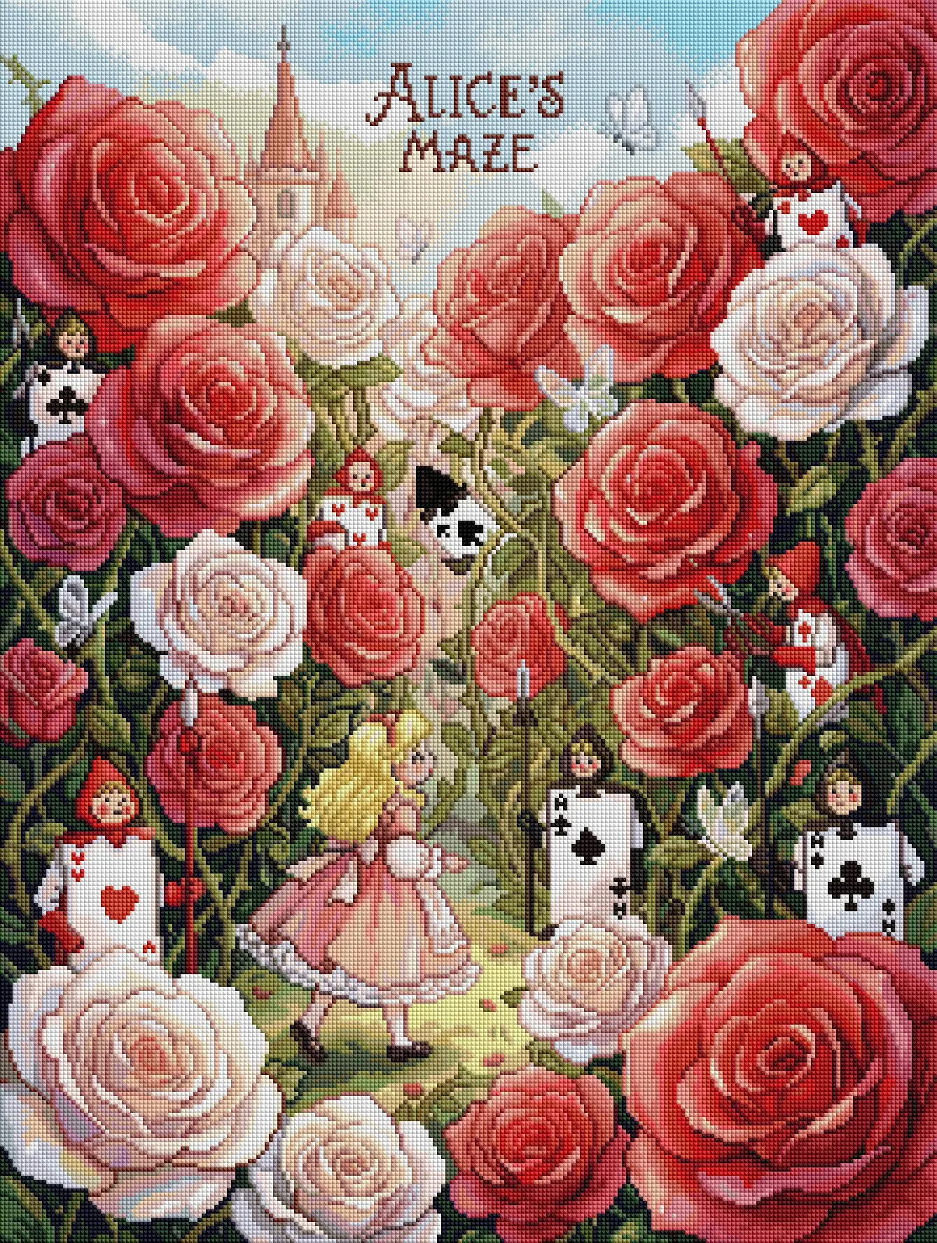 Foreveryoung Rose Garden Maze (Alice’s Maze) Diamond Painting Kit, 22"×29" (55×73cm) Resin Square + AB Diamonds
Foreveryoung Rose Garden Maze (Alice’s Maze) Diamond Painting Kit, 22"×29" (55×73cm) Resin Square + AB Diamonds