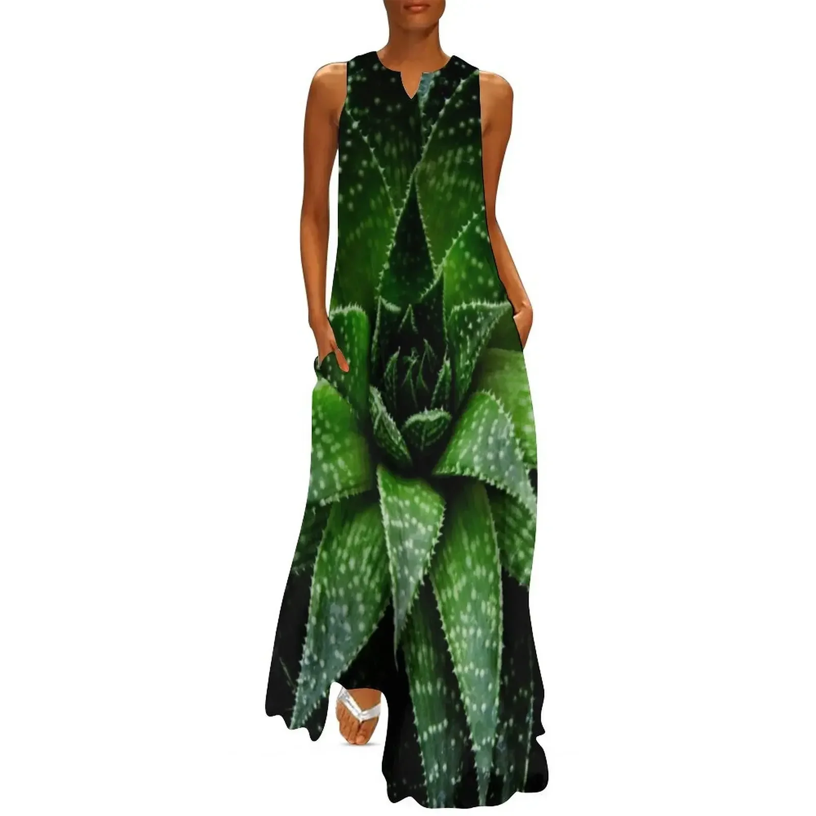 Succulent. Haworthia fasciata Long Dress elegant women's sets Womens dresses Woman dresses Dress
Succulent. Haworthia fasciata Long Dress elegant women's sets Womens dresses Woman dresses Dress