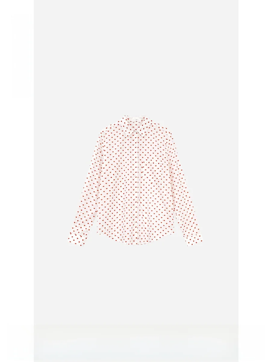 Sweet Heart Cotton Shirt Casual Style Long Sleeve Breathable Comfortable Women's Spring New Arrival Q61CS2077 Pure Color
Sweet Heart Cotton Shirt Casual Style Long Sleeve Breathable Comfortable Women's Spring New Arrival Q61CS2077 Pure Color