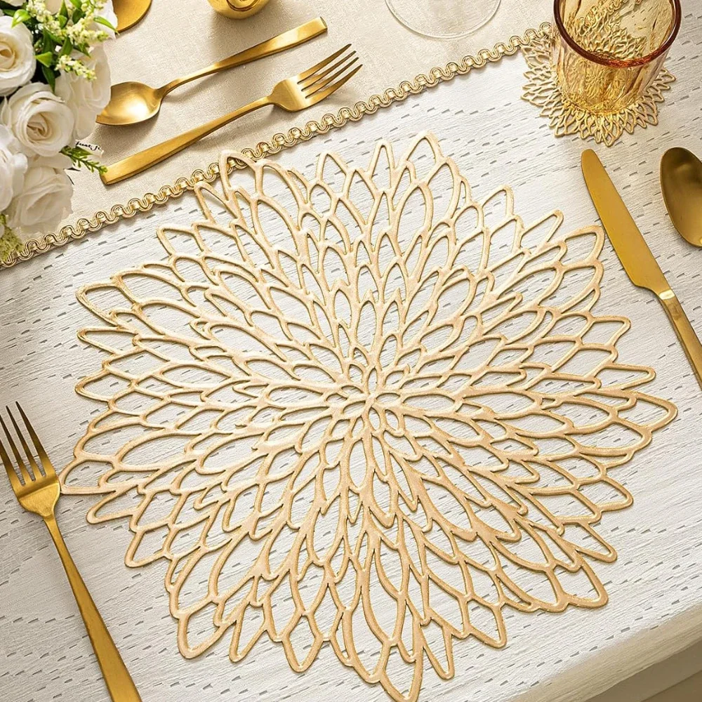 Set of 6 Round Placemats Place Mats Holiday Wipeable Vinyl Placemats Kitchen Dinner Christmas Thanksgiving Farmhouse Wedding
Set of 6 Round Placemats Place Mats Holiday Wipeable Vinyl Placemats Kitchen Dinner Christmas Thanksgiving Farmhouse Wedding