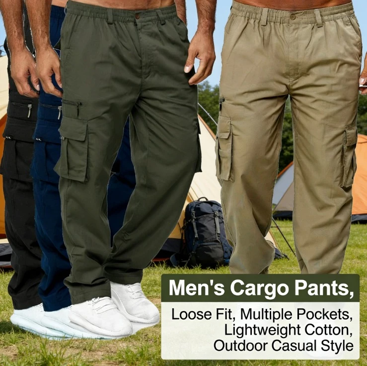 Men's All-Match Casual Multi-Pocket Cargo Long Pants 2026 New Loose Straight Fashion Pants
Men's All-Match Casual Multi-Pocket Cargo Long Pants 2026 New Loose Straight Fashion Pants