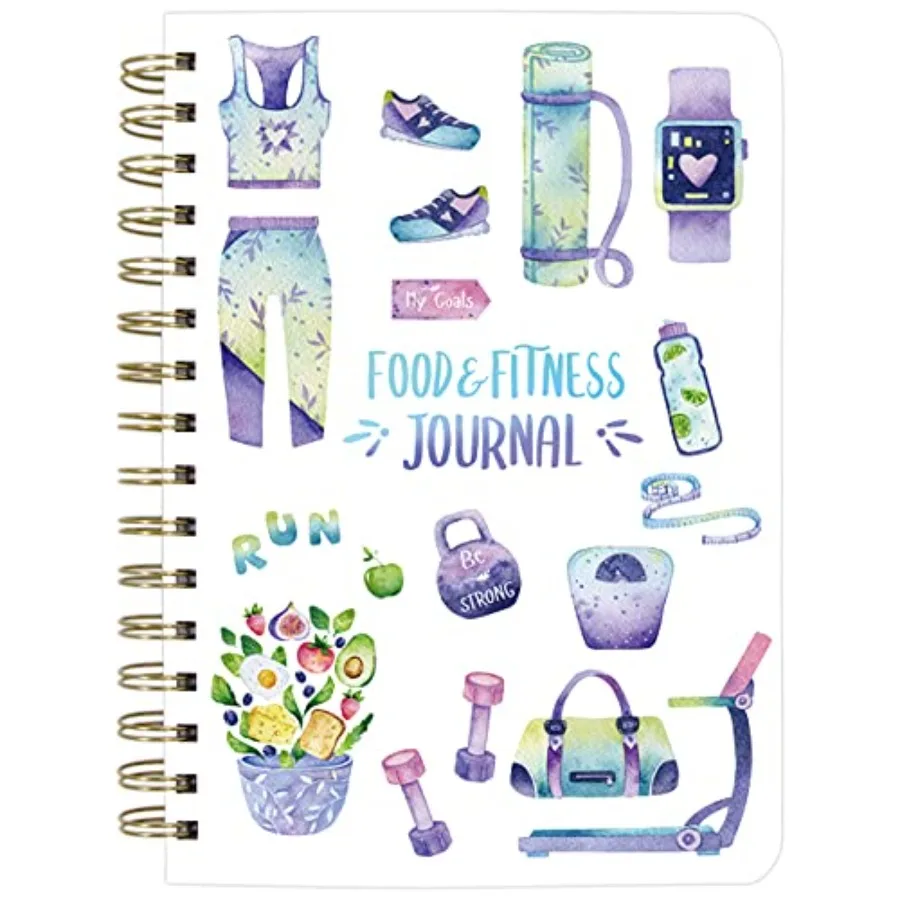Food and Fitness Meal Workout Journal Diary Wellness Log Notebook Planner Weight Loss Diet Exercise Training Health Tracker 6.1
Food and Fitness Meal Workout Journal Diary Wellness Log Notebook Planner Weight Loss Diet Exercise Training Health Tracker 6.1