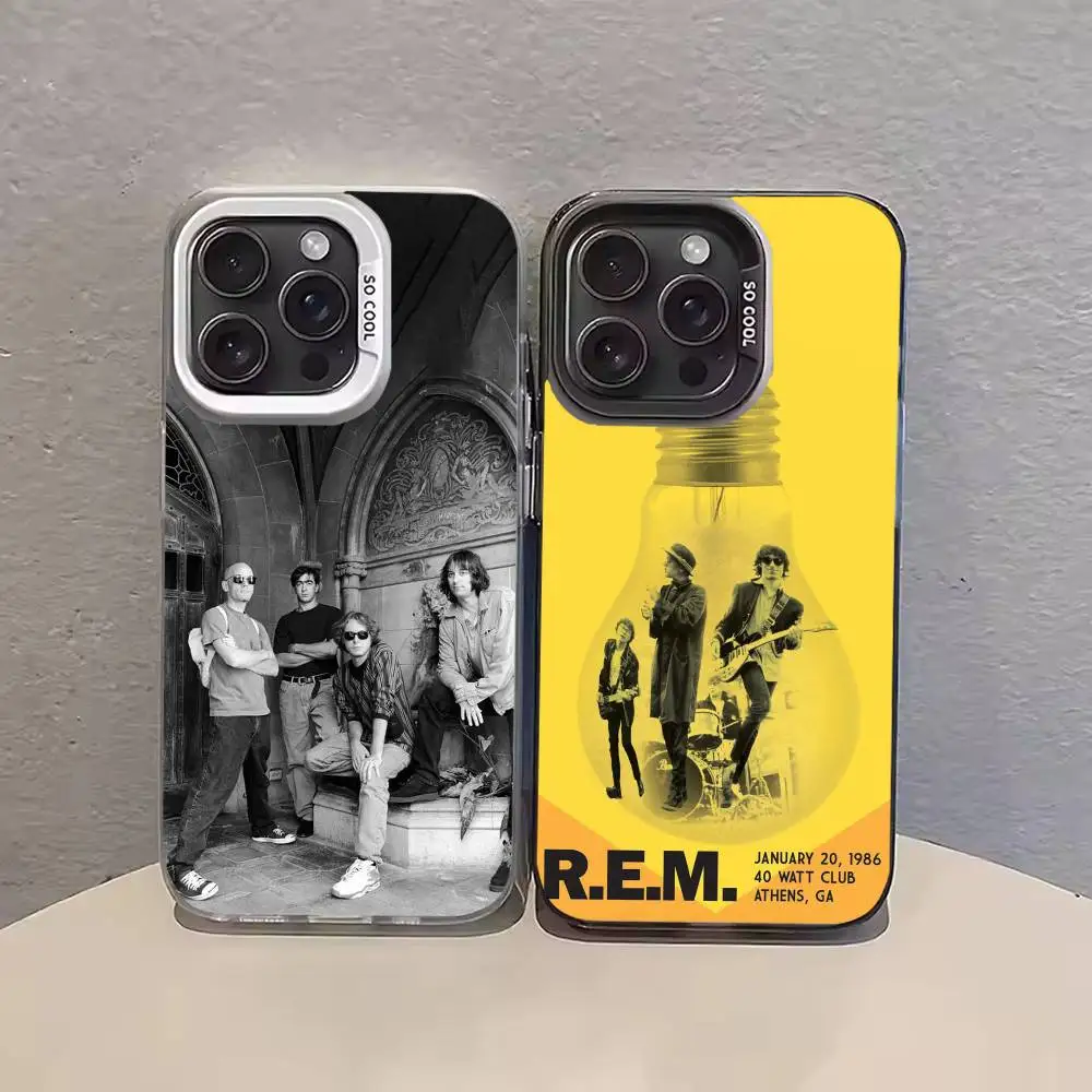 R.E.M band Phone Case For iPhone 17 16 15 14 13 12 11 Pro Max Plus Silver Matte Black Cover
R.E.M band Phone Case For iPhone 17 16 15 14 13 12 11 Pro Max Plus Silver Matte Black Cover