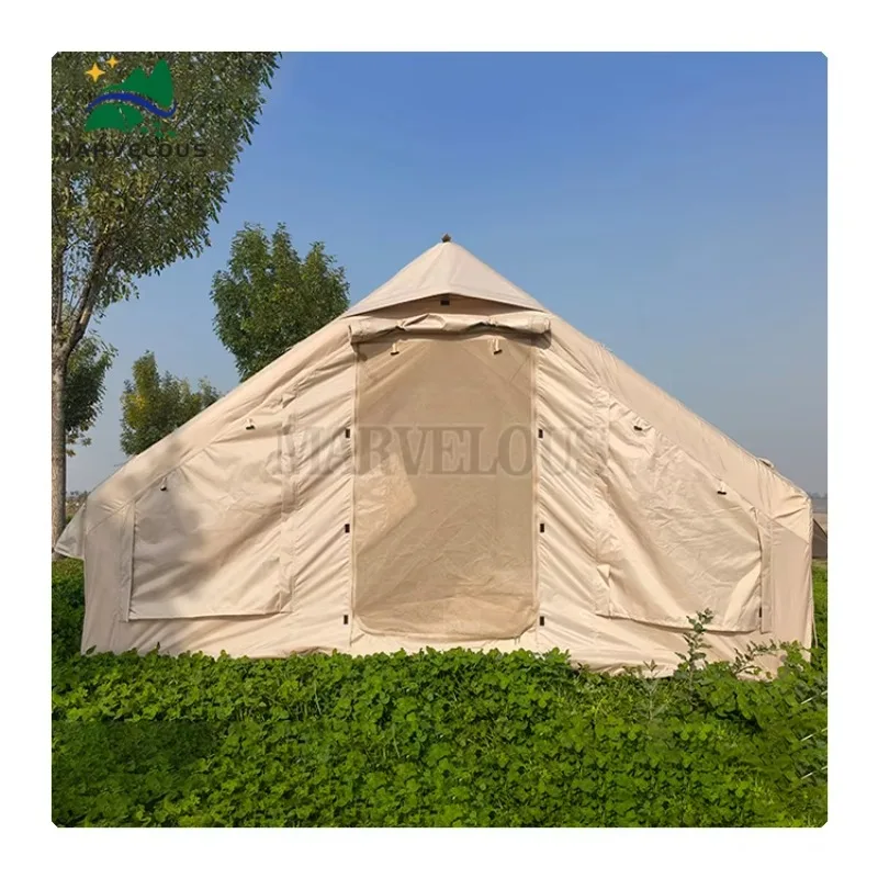Lightweight Cotton Inflatable Camping Tent With 2000-3000mm Waterproofing Quick Setup Four-Season Use
Lightweight Cotton Inflatable Camping Tent With 2000-3000mm Waterproofing Quick Setup Four-Season Use