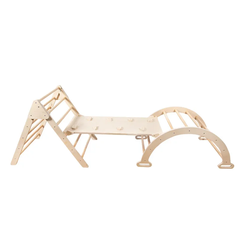 Деревянная детская треугольная рама для скалолазания, горка для физической подготовки, игры на открытом воздухе, игрушки Монтессори
Деревянная детская треугольная рама для скалолазания, горка для физической подготовки, игры на открытом воздухе, игрушки Монтессори