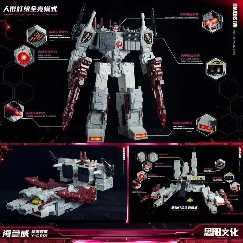 In Stock Siyang Culture Transformation Y-C001 Metroplex Defense Fortress Vladivostok Action Figures Collection Model Toy Gifts
In Stock Siyang Culture Transformation Y-C001 Metroplex Defense Fortress Vladivostok Action Figures Collection Model Toy Gifts