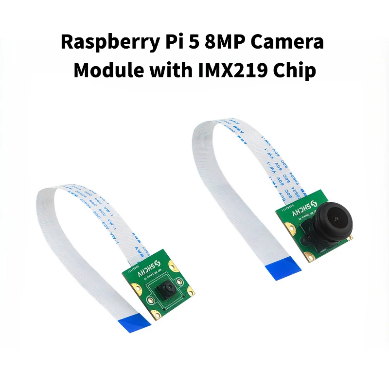 Raspberry Pi 5 8MP Camera Module with IMX219 Chip, Infrared Night Vision Camera Module
Raspberry Pi 5 8MP Camera Module with IMX219 Chip, Infrared Night Vision Camera Module