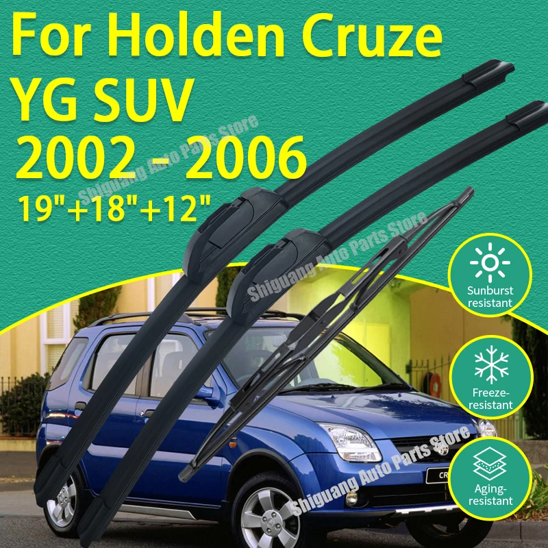 Front Rear Silicone Coating Wipers for Holden Cruze YG SUV 2002 - 2006 Car Wiper Windshield Windscreen Blades Accessories 2003
Front Rear Silicone Coating Wipers for Holden Cruze YG SUV 2002 - 2006 Car Wiper Windshield Windscreen Blades Accessories 2003