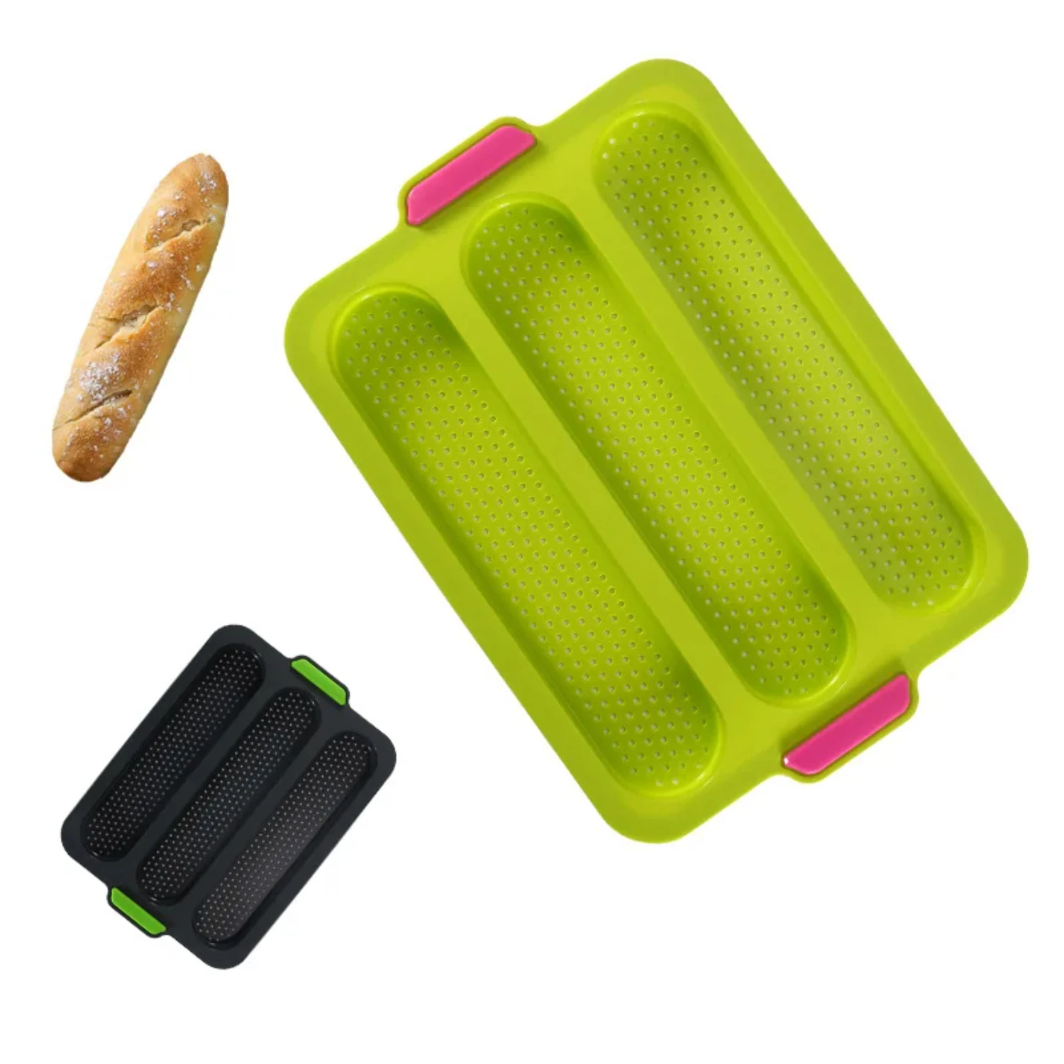 French Bread Baking Mold Bread Wave Baking Tray Practical Cake Mold Pans 3 Groove Bakeware Non-stick Baking Tools
French Bread Baking Mold Bread Wave Baking Tray Practical Cake Mold Pans 3 Groove Bakeware Non-stick Baking Tools