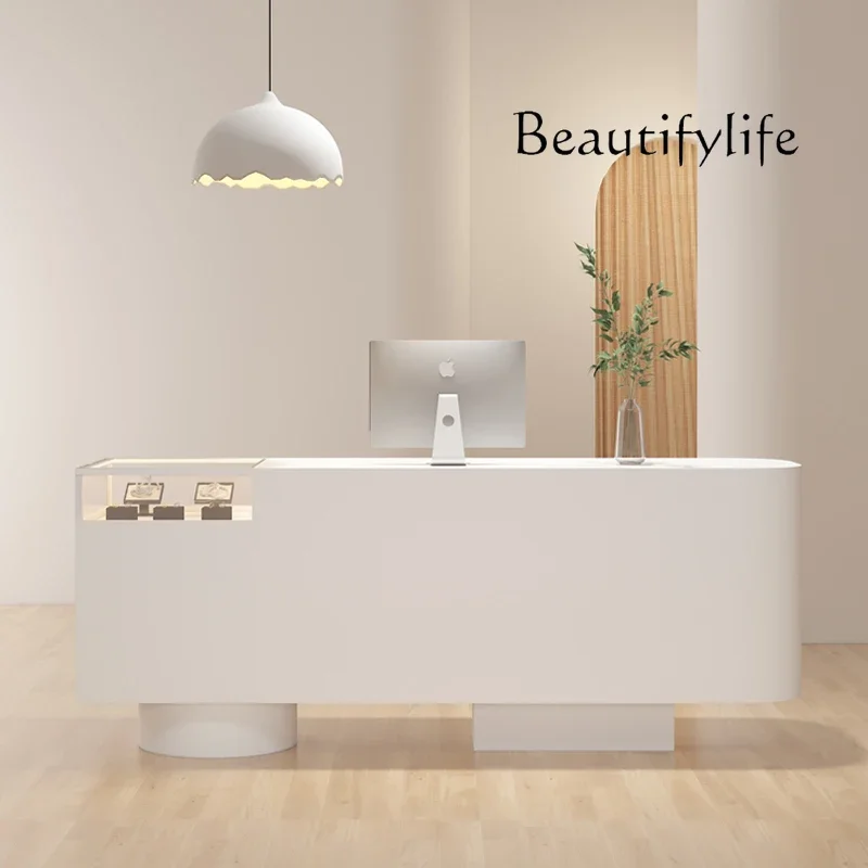 ZQ Modern checkout page Clothing store Bar simple front desk Designer commercial
ZQ Modern checkout page Clothing store Bar simple front desk Designer commercial