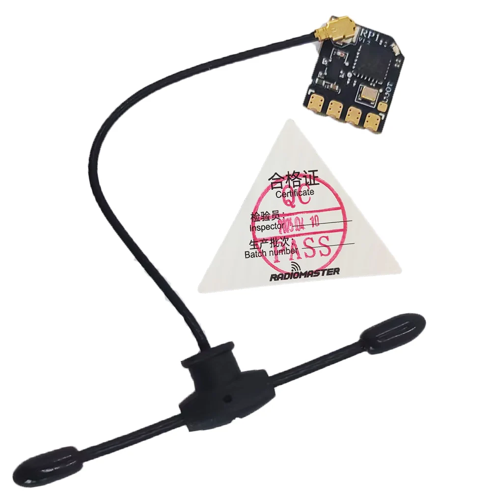 RadioMaster RP3 5V 2.4Ghz True Diversity Receiver ExpressLRS ELRS Nano Receiver Dual Antenna for Whoops Drones Fix-wing
RadioMaster RP3 5V 2.4Ghz True Diversity Receiver ExpressLRS ELRS Nano Receiver Dual Antenna for Whoops Drones Fix-wing