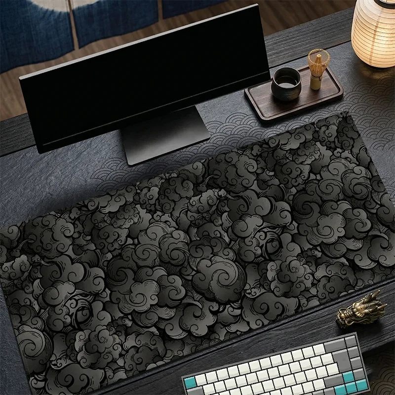 Japanese Dark Cloud Desk Mat Vintage Ukiyo-e Gaming Tablecloth Mouse Pad Black Grey Ink Art Keyboard Pad Gamer Setup Accessories
Japanese Dark Cloud Desk Mat Vintage Ukiyo-e Gaming Tablecloth Mouse Pad Black Grey Ink Art Keyboard Pad Gamer Setup Accessories
