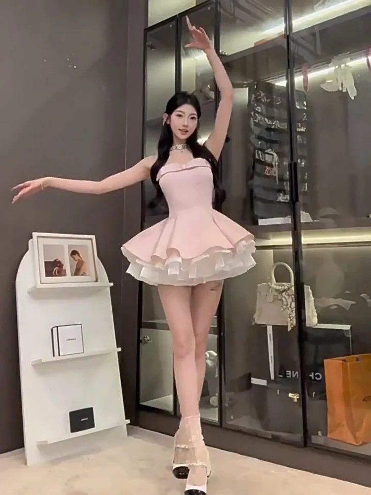 Keni plus Size Pure Desire Pink Bow Tie Strap Dress Women Winter Casual High Waist A-Line Skirt V-Neck Short Dress
Keni plus Size Pure Desire Pink Bow Tie Strap Dress Women Winter Casual High Waist A-Line Skirt V-Neck Short Dress