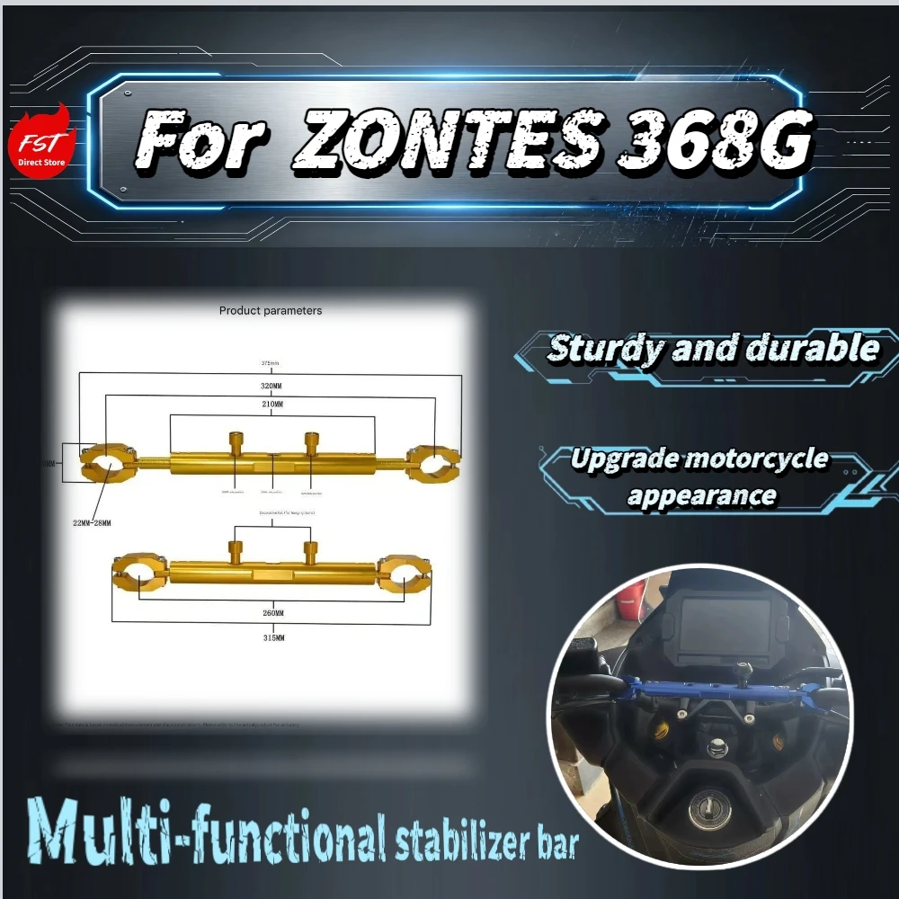 For ZONTES 368G Integrated Handlebar Reinforce Balance Bar Anti-vibration Stabilizer Multifunction Extension System Moto Upgrade
For ZONTES 368G Integrated Handlebar Reinforce Balance Bar Anti-vibration Stabilizer Multifunction Extension System Moto Upgrade