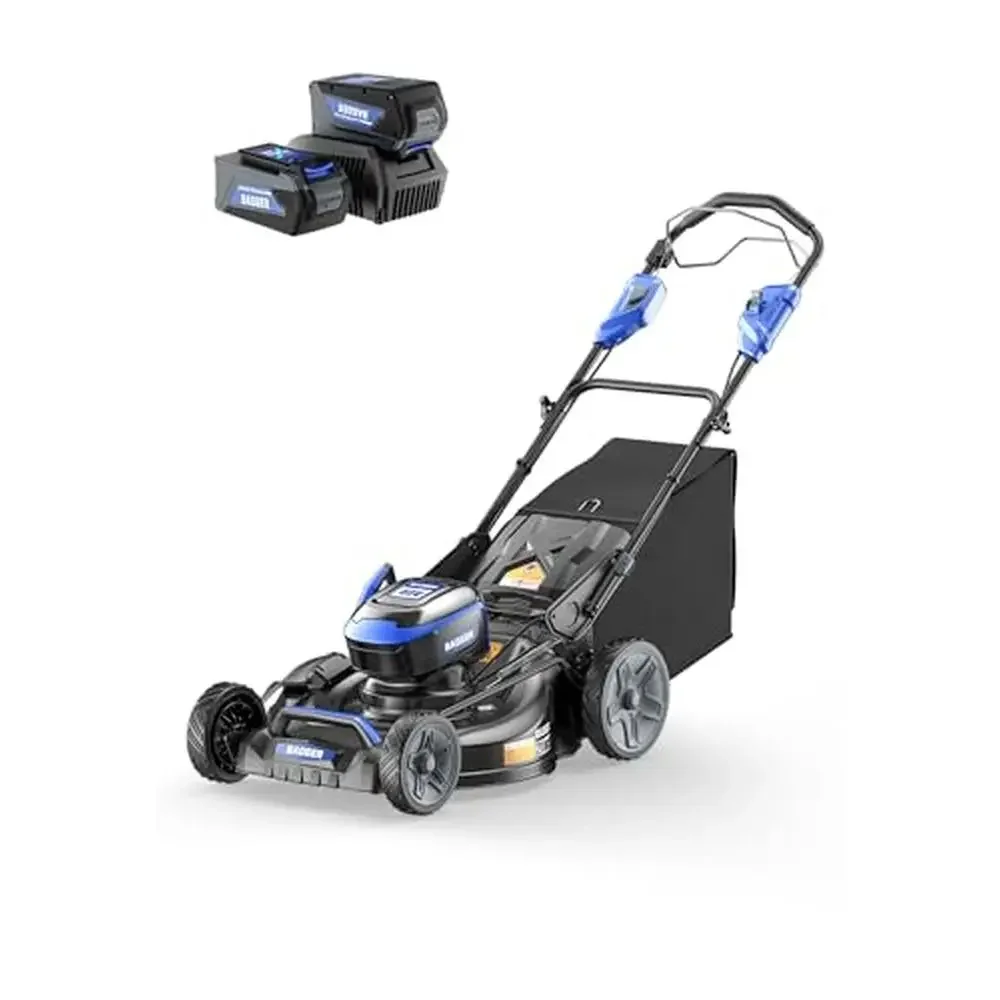 Cordless Electric Lawn Mower 40V Self Propelled 21" Brushless 7 Height Adjustments 2 * 4.0Ah
Cordless Electric Lawn Mower 40V Self Propelled 21" Brushless 7 Height Adjustments 2 * 4.0Ah