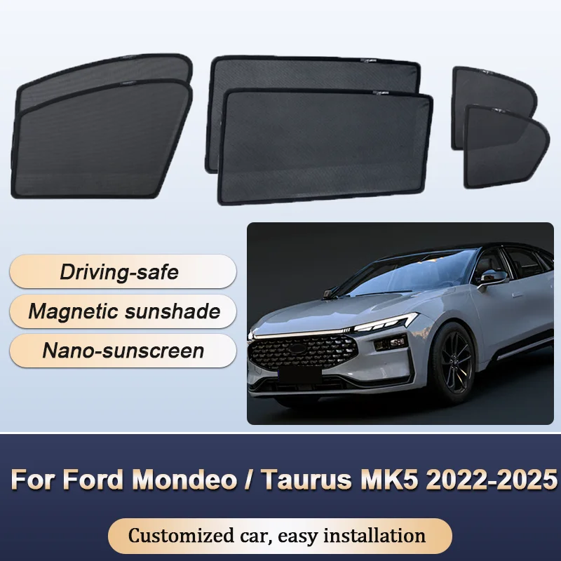 Солнцезащитные козырьки для Ford Mondeo Taurus MK5 2022-2025, солнцезащитные козырьки, магнитный козырек для защиты конфиденциальности, шторы для окон, автоаксессуары
Солнцезащитные козырьки для Ford Mondeo Taurus MK5 2022-2025, солнцезащитные козырьки, магнитный козырек для защиты конфиденциальности, шторы для окон, автоаксессуары