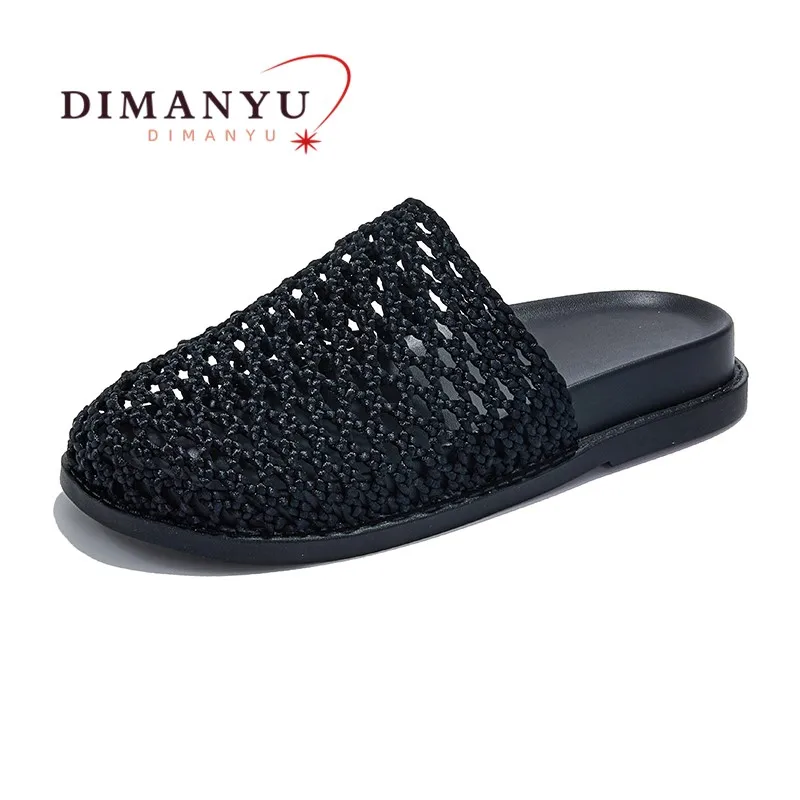 DIMANYU Slippers Women Weaving 2025 Summer New Flat Closed Toe Women's Slippers Wear Fashion Outside Semi-Slippers Women
DIMANYU Slippers Women Weaving 2025 Summer New Flat Closed Toe Women's Slippers Wear Fashion Outside Semi-Slippers Women