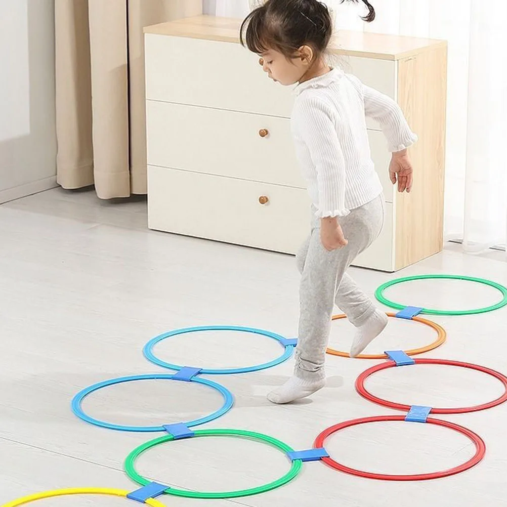 Hopscotch Training Equipment Tools for Kids Jumping Ring Game Multi-Colored Plastic Rings Child Toys
Hopscotch Training Equipment Tools for Kids Jumping Ring Game Multi-Colored Plastic Rings Child Toys