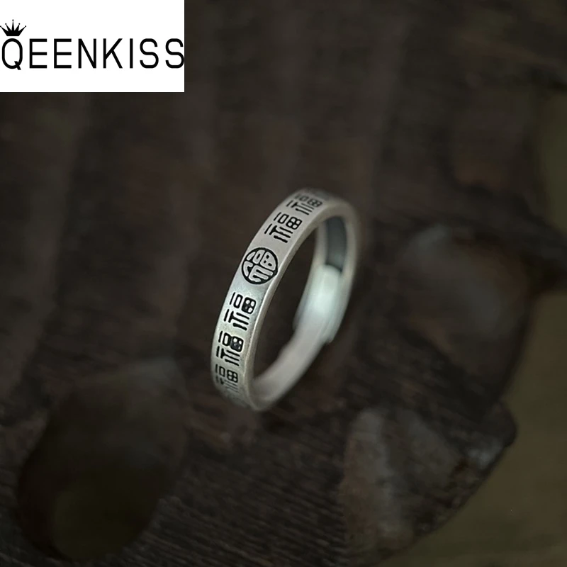 QEENKISS 925 Sterling Silver Vintage FU Rings for Women Men Birthday Wedding Party Christmas Bride Groom Girl Boy Gifts RG7072
QEENKISS 925 Sterling Silver Vintage FU Rings for Women Men Birthday Wedding Party Christmas Bride Groom Girl Boy Gifts RG7072