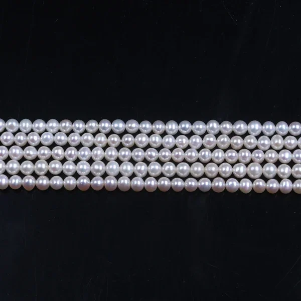 Wholesale 4.5-5mm REAL Natural Freshwater Pearl String White Round Shape Pearls
Wholesale 4.5-5mm REAL Natural Freshwater Pearl String White Round Shape Pearls