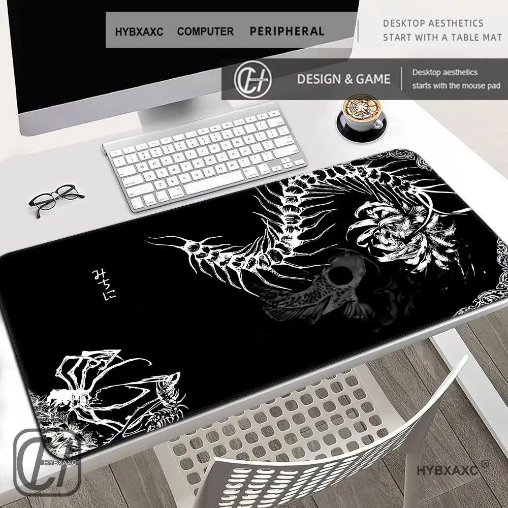HYBXAXC Large Gaming Mouse Pad Gothic Skeleton Centipede Anti-slip Rubber Desk Mat For PC Laptop Black White Art Mousepad
HYBXAXC Large Gaming Mouse Pad Gothic Skeleton Centipede Anti-slip Rubber Desk Mat For PC Laptop Black White Art Mousepad