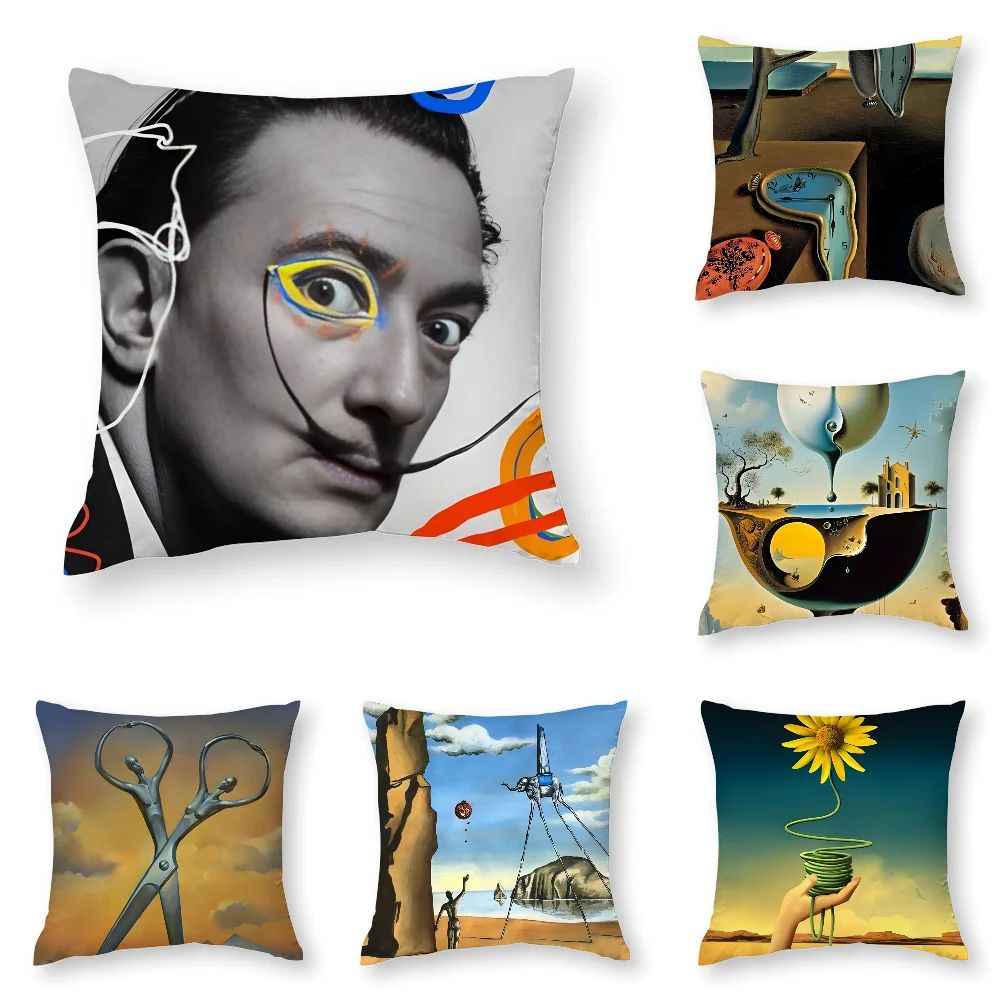 S-Salvador Dali Pillow Case 3D Print Polyester Fiber 40*40 cm Home Sofa Throw Pillow Cover Decoration Festival Gift
S-Salvador Dali Pillow Case 3D Print Polyester Fiber 40*40 cm Home Sofa Throw Pillow Cover Decoration Festival Gift
