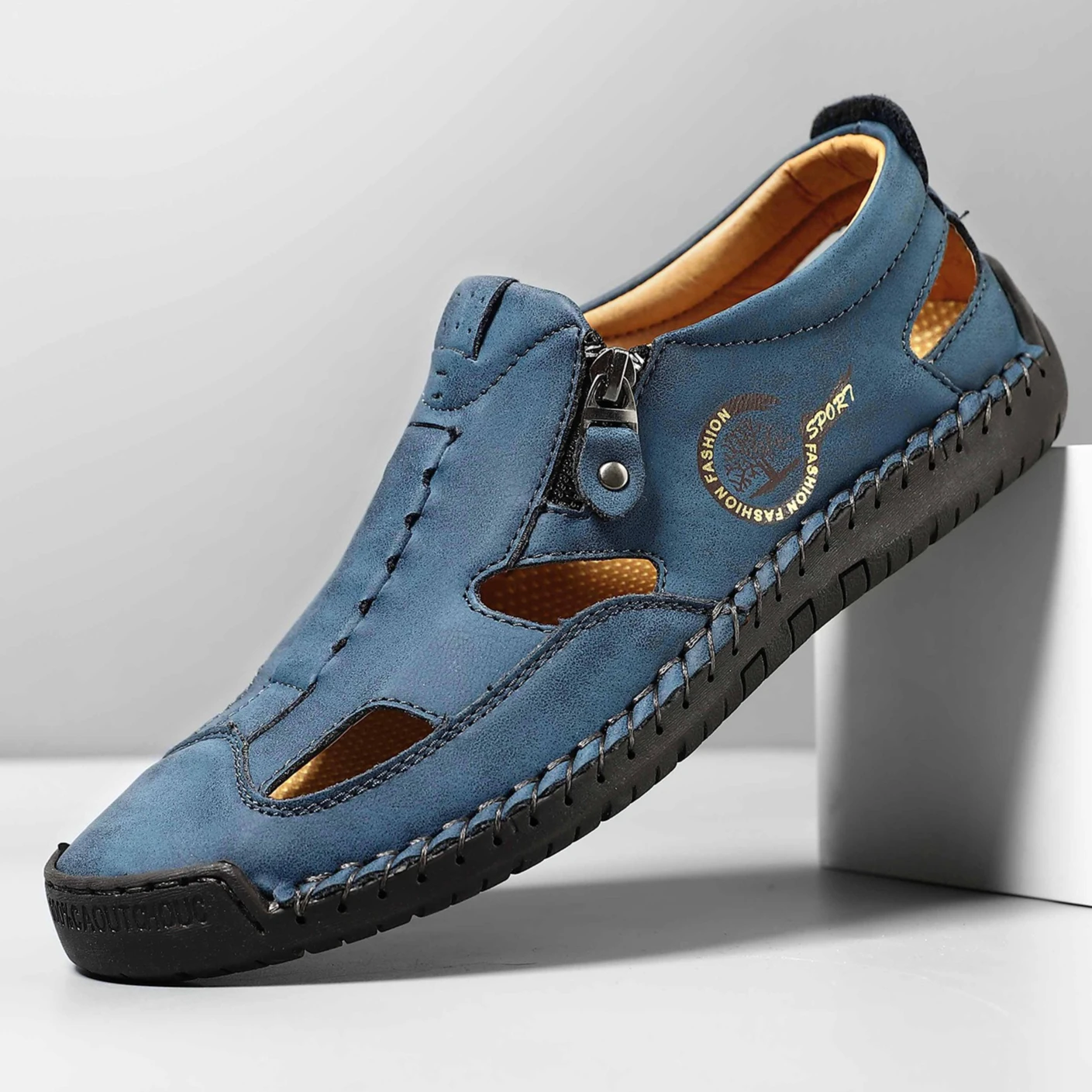 Новая мужская обувь, летние кожаные сандалии, удобная повседневная обувь, дышащая мягкая пляжная обувь
Новая мужская обувь, летние кожаные сандалии, удобная повседневная обувь, дышащая мягкая пляжная обувь