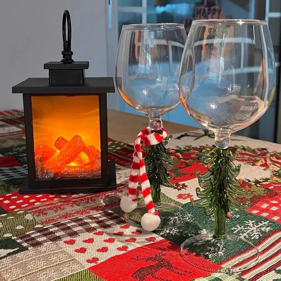 Christmas Tree Handle Glasses Champagne Goblet Pink Glasses High Borosilicate Heat-resisting Glass Wine Glasses Gift
Christmas Tree Handle Glasses Champagne Goblet Pink Glasses High Borosilicate Heat-resisting Glass Wine Glasses Gift