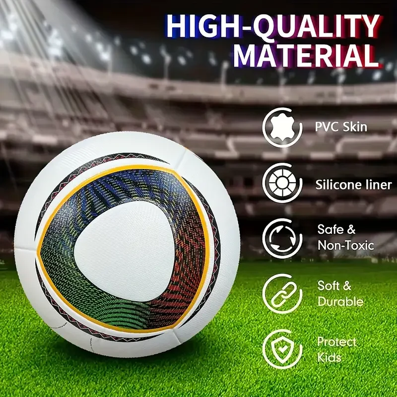 High Quality Soccer Balls Official Size 4/5 PU Material Seamless Goal Team Outdoor Match Game Football Training Ballon De Foot
High Quality Soccer Balls Official Size 4/5 PU Material Seamless Goal Team Outdoor Match Game Football Training Ballon De Foot