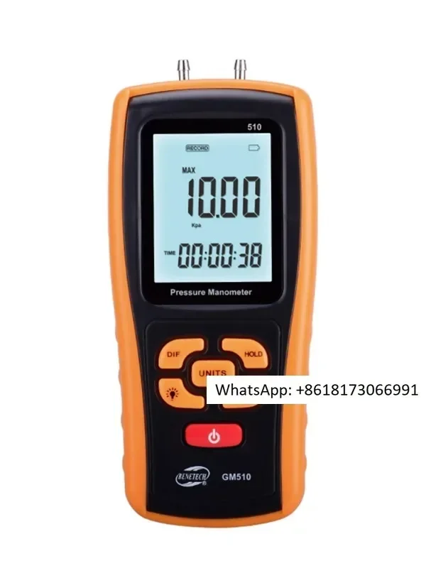 Standard intelligence GM510 digital pressure handheld micro differential pressure gauge micro differential pressure gauge
Standard intelligence GM510 digital pressure handheld micro differential pressure gauge micro differential pressure gauge
